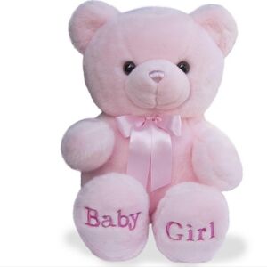Large Plush Baby 18 inches Pink Baby Girl Bear
